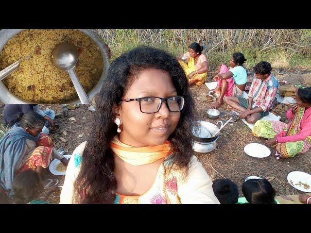 *Aahar ade re jil sore*/village picnic/santhal te/starvlogs