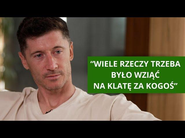 Robert Lewandowski: Dużo osób próbowało zrzucić winę na nas. To nie pomagało