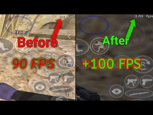 CS 1.6 ANDROID - HOW TO BOOST FPS (200 - 300).