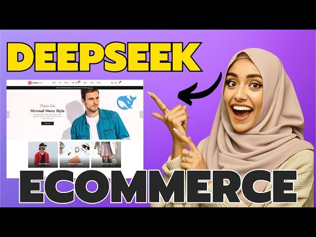 DeepSeek AI: Build a Fully Responsive E-Commerce Website (No Coding, Free Source Code!)