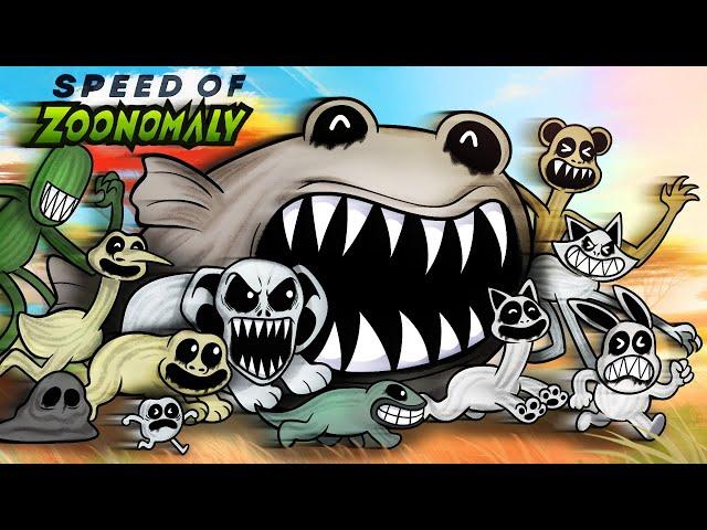 Zoonomaly - All Monsters Speed Comparison | SPEED of Zoonomaly MONSTER Animation