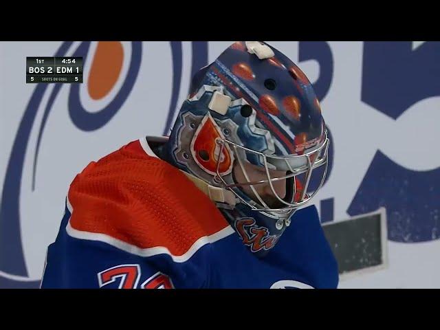 Dmitri Orlov's two assists vs Oilers, his first points for Bruins (27 feb 2023)