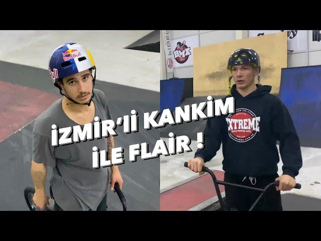 İZMİR'Lİ KANKİM İLE FLAİR (YAN TAKLA) ATMAK ! BMX