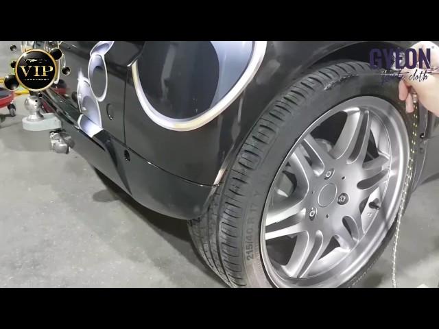 Nanotechnology on tires by GYEON! Permanent shining and self cleaning! VIP Luxury Car Care!