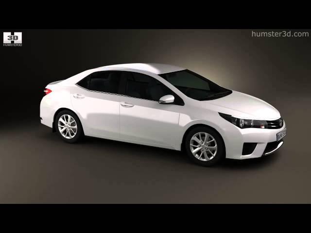 Toyota Corolla sedan 2016 3D model by 3DModels.org