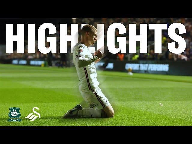 Plymouth Argyle v Swansea City | Highlights