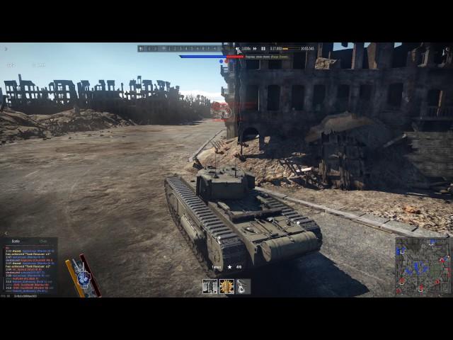 War Thunder: Churchill Mk I roadblock tactics