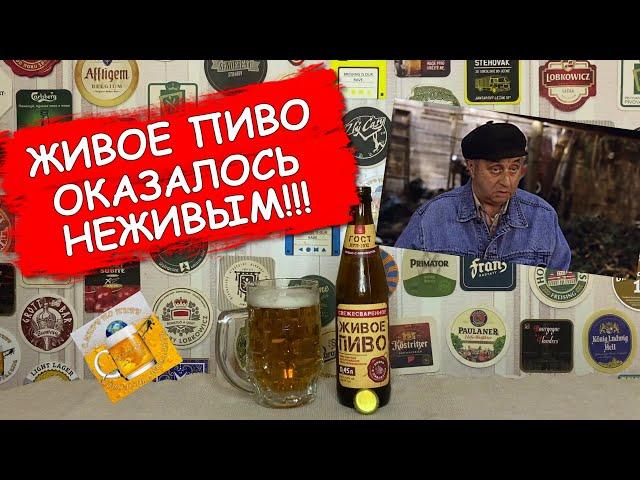 Как нас обманывают пивзаводы: пробую "ЖИВОЕ ПИВО" просроченное на 3 месяца!