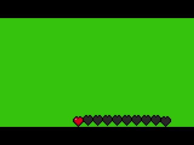 Minecraft Health Bar Green Screen HD