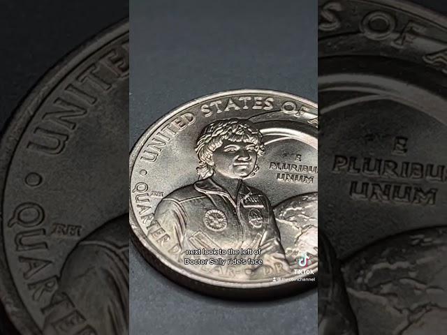 Top 5 things to look for on Dr. Sally Ride quarters!!  #quarters #coin #money #youtubeshorts