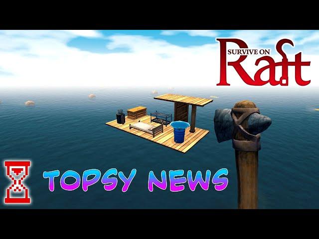 Topsy news | Можно играть с Торговцем | Survival on raft: Mobile