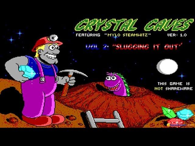 Crystal Caves 2 gameplay (PC Game, 1991)