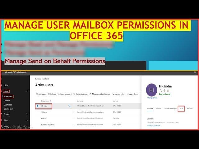 How to Manage Send on Behalf Permissions in Office 365