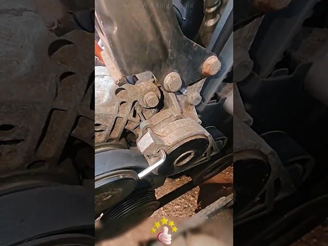 Practical tips for the convenient disassembly of automotive power belts