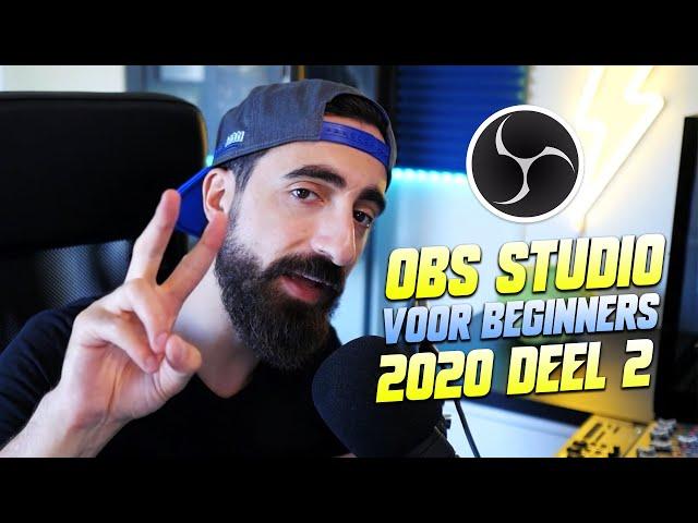 Scenes aanmaken, webcam toevoegen, shortkeys en meer in OBS!  2020