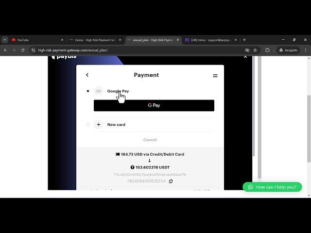 High Risk Payment Gateway for WooCommerce: Instant USDT payouts (Cards+GooglePay+ApplePay) + No KYC