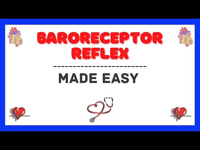 Baroreceptor Reflex| Baroreflex| Mechanism| Control of Blood Pressure| Physiology| Made Easy