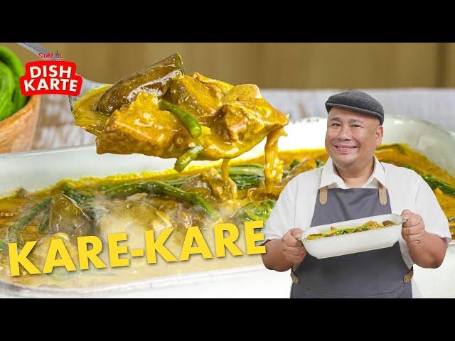 Kering-keri na Kare-Kare Recipe! | SIMPOL | CHEF TATUNG