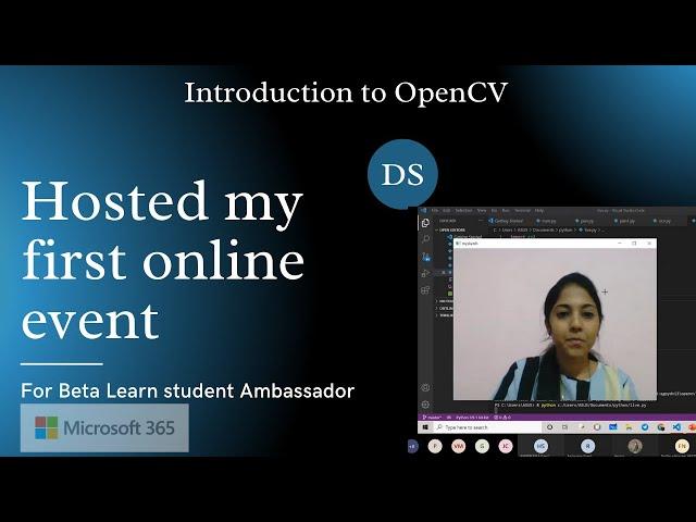 Introduction to OpenCV | Live sketching using webcam | recorded file