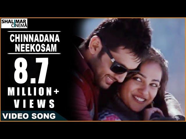 Ishq Movie || Chinnadana Neekosam Video Song || Nitin & Nithya Menon