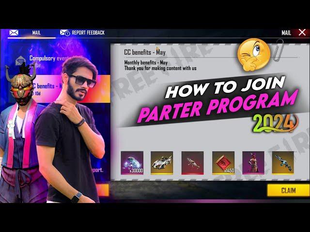 HOW TO JOIN FREE FIRE PARTNER PROGRAM IN 2024 ?