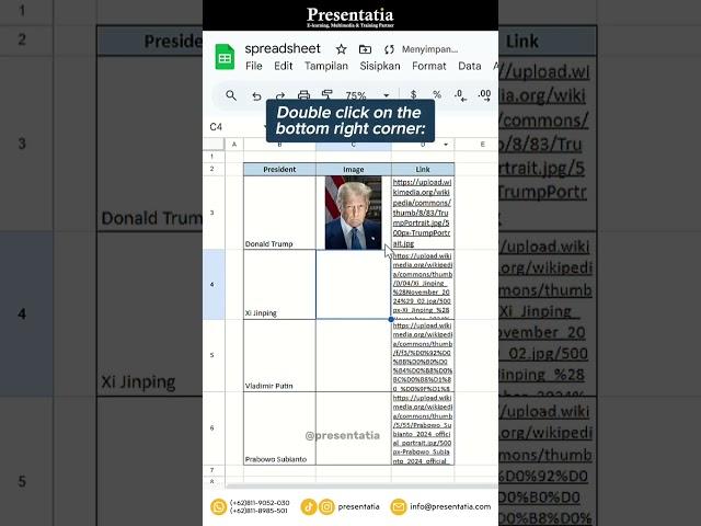 How to insert images automatically in spreadsheets #spreadsheets #excel #exceltips