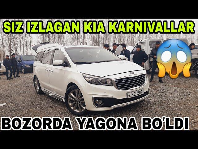 19 FEVRAL FARGONA MASHINA BOZORIDA LIDIR KIA KARNIVAL LARGUS PROPANLI KARNIVAL VARYANT BANK BOR