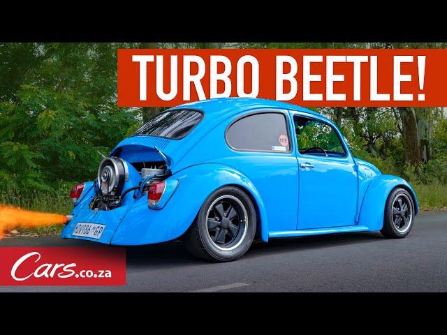 400hp Turbo Volkswagen Beetle - Crazy blue. Crazy fast!