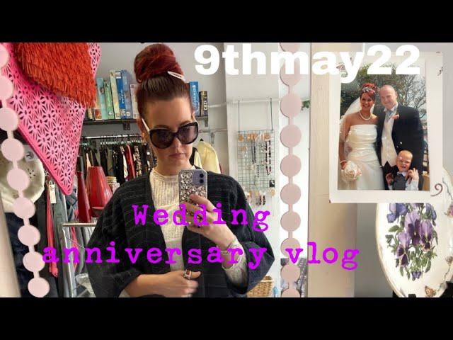 Our wedding anniversary 9 May 2022 visit to charity shop