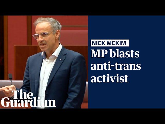 Greens MP condemns Kellie-Jay Keen in parliament for treatment of trans stepson