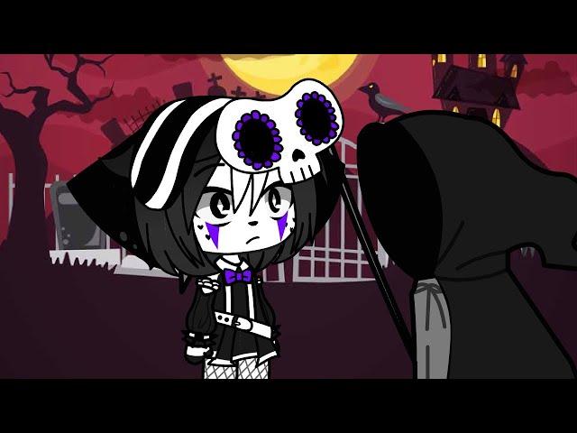 {Gacha FNaF} "Halloween Night" Вероника Марионетка упала в обморок когда появилась Смерть с косой