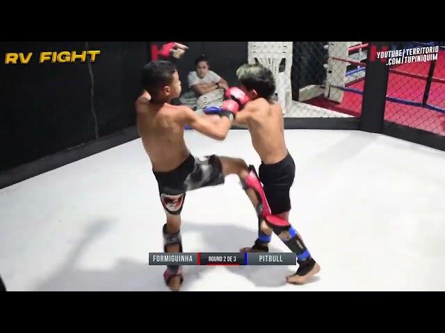 Formiguinha vs Pitbull - - MMA-KIDS - RV Fight..