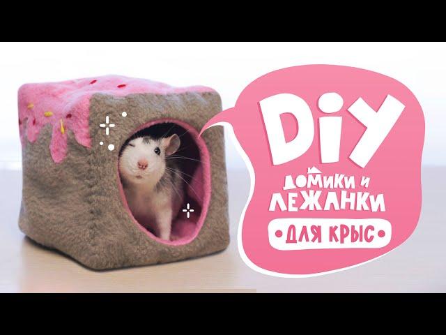 DIY | How to make houses and hammocks for rats