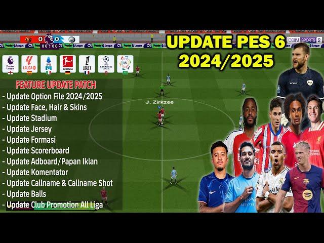 PES 6 - UPDATE PATCH PES 6 FINAL TRANSFER 2024/2025 HD