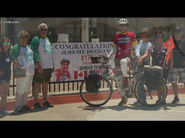 Elementary teacher bikes 1,700 miles on epic journey for suicide prevention