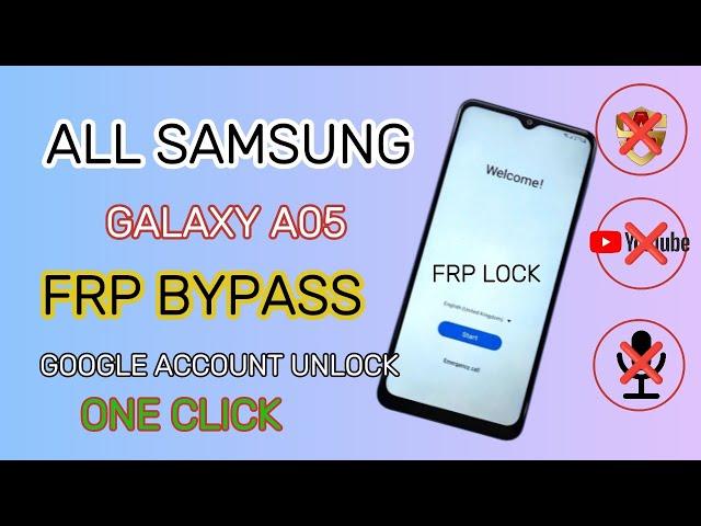 All Samsung A05 FRP Bypass || Google Account Bypass || New Method 100% Free