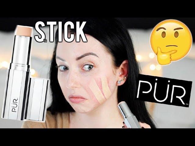 PUR 4-in-1 FOUNDATION STICK {First Impression Review & Demo!} Dry Skin 10 HR Wear Test