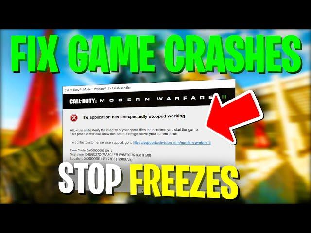 MODERN WARFARE 2: FIX CRASHES and FREEZING! (MW2 Fix Crashing)