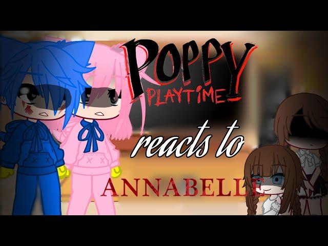 Poppy Playtime reacts to Annabelle || Short || Gacha Club