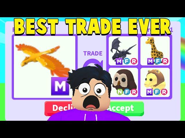 Best MEGA PHOENIX trade in Adopt Me! (OMG)