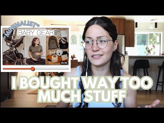 Reacting To My Minimalist Baby Gear Haul AFTER HAVING TWO KIDS