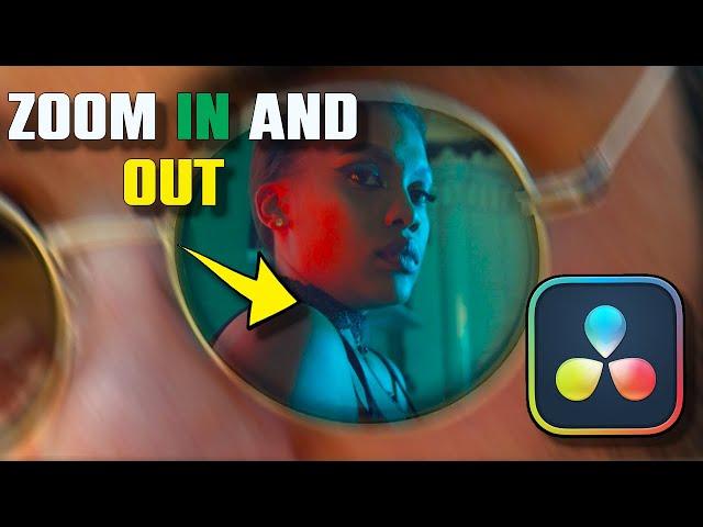 How to Create the Zoom Through Transition (IN and OUT) DaVinci Resolve 18 FREE