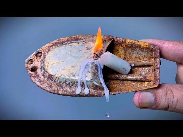 Rusty Antique STEAM POWERED Boat Restoration