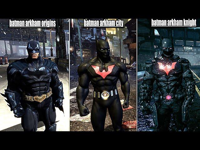 Batman Arkham City Vs Batman Arkham Origins vs Batman Arkham Knight | Comparison