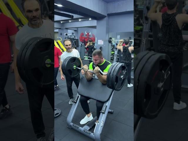 Irakli Zirakashvili 130kg Biceps Curl 