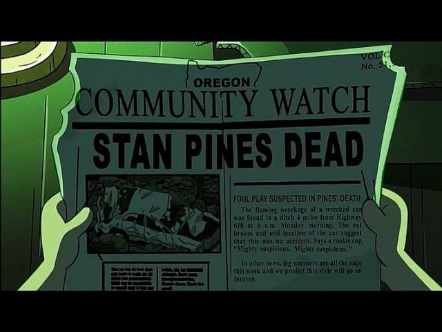 STAN PINES DEAD - Gravity Falls