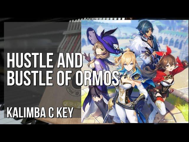 How to play Hustle and Bustle of Ormos (Genshin Impact) by Yu Peng Chen on Kalimba (Tutorial)