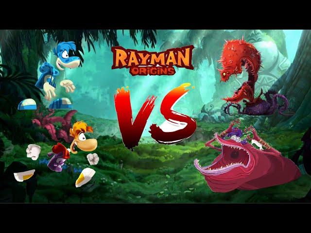 2 rayman vs all bosses