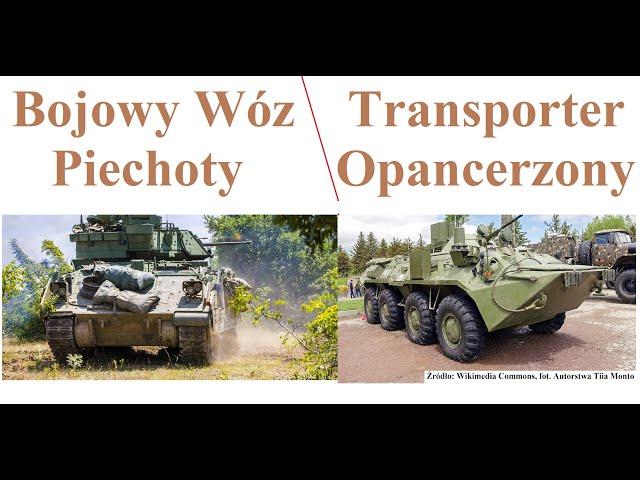 Bojowy Wóz Piechoty a Transporter Opancerzony - czym się Różnią