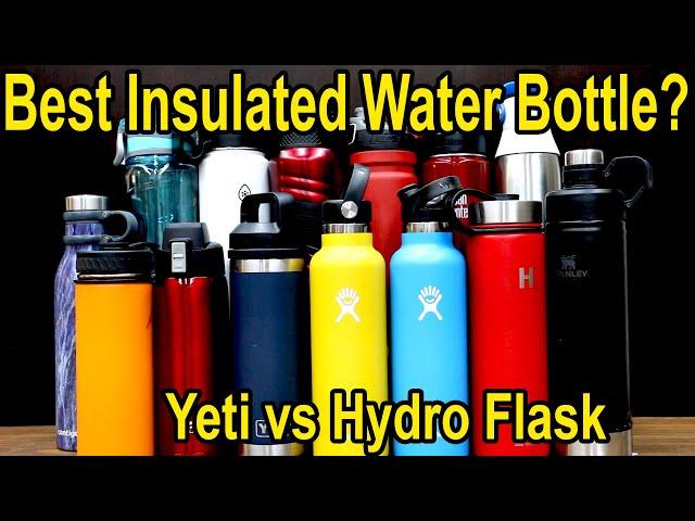 Best Insulated Water Bottle? Yeti vs Hydro Flask vs 12 Other Brands!  Let's find out!